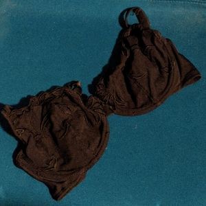 Black lace natori bra